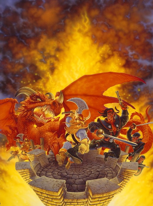 Cover for TSR's Dragon Dice Battle Box